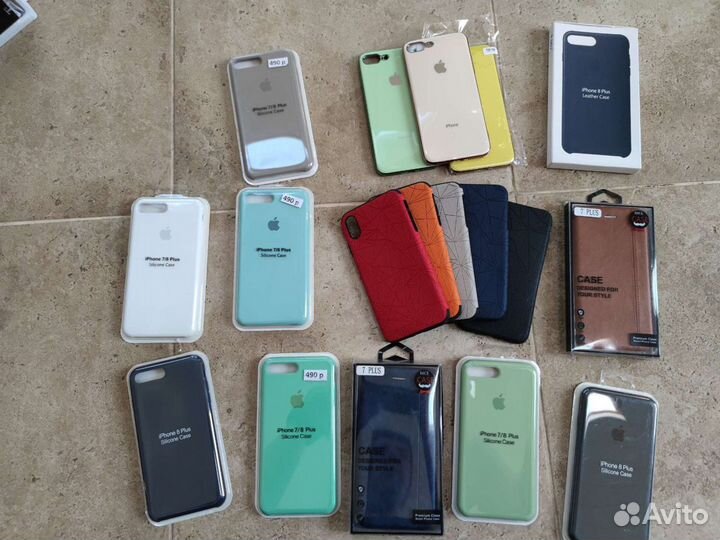 Чехлы на телефоны, ремешки на часы. Цена за всё