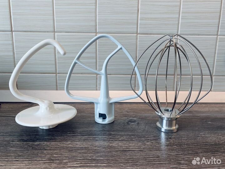 Венчик, лопатка, крюк kitchen aid новые