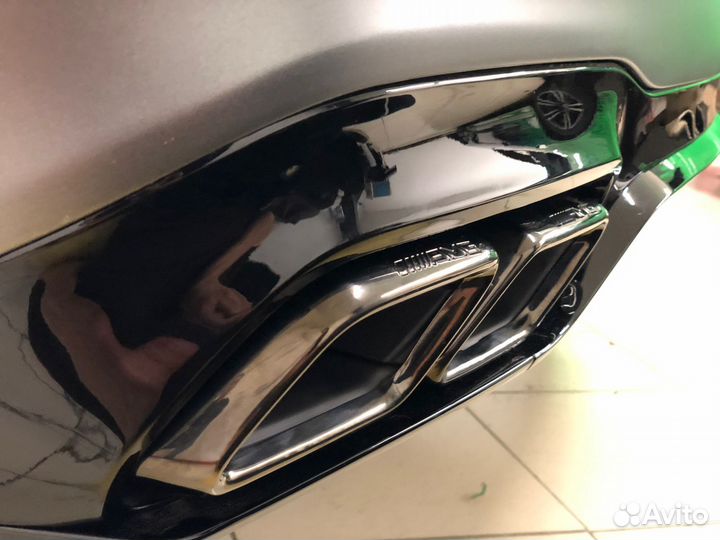 Задний диффузор Е63 W213 AMG