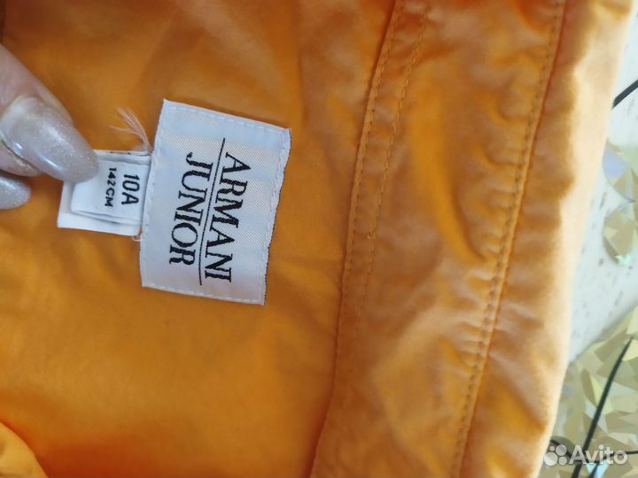 Рубашка для мальчика. Armani Junior. Оранжевая