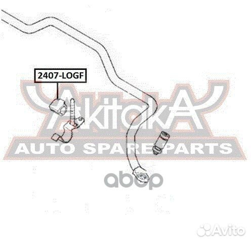 Втулка стабилизатора перед прав лев Asva C8616