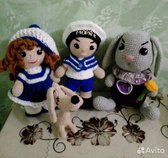 Вязанные игрушки ручной работы