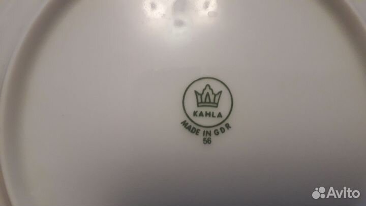 Тарелки гдр три штуки и столовые тарелки СССР