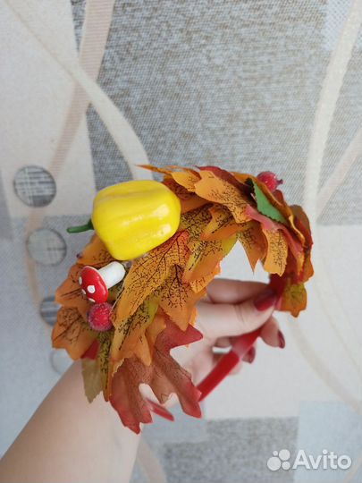 Осенние ободки и бантики
