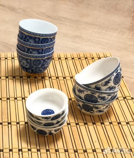 Чашки и гайвань для чайной церемонии