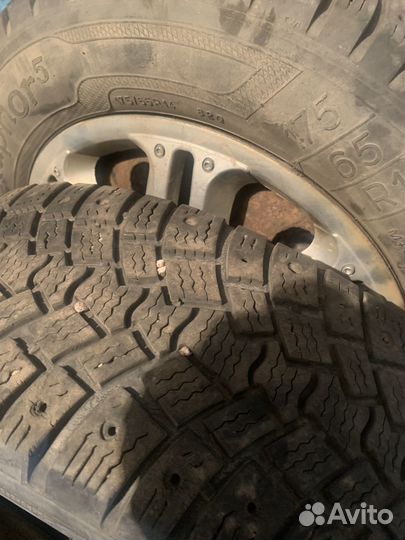 Колеса зимние на r 14 4 на108