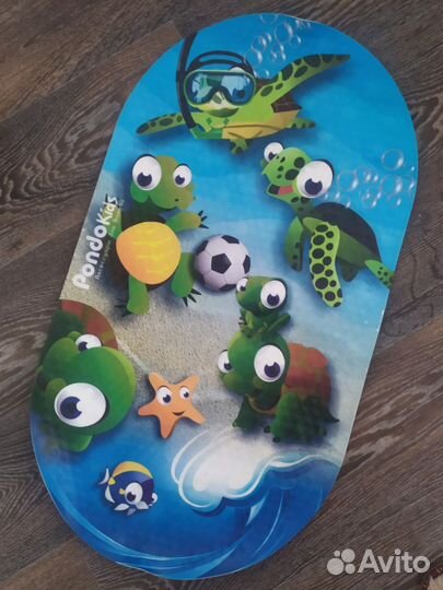 Коврик детский для ванной противоскользящий