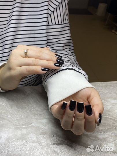 Маникюр с покрытием гель лак