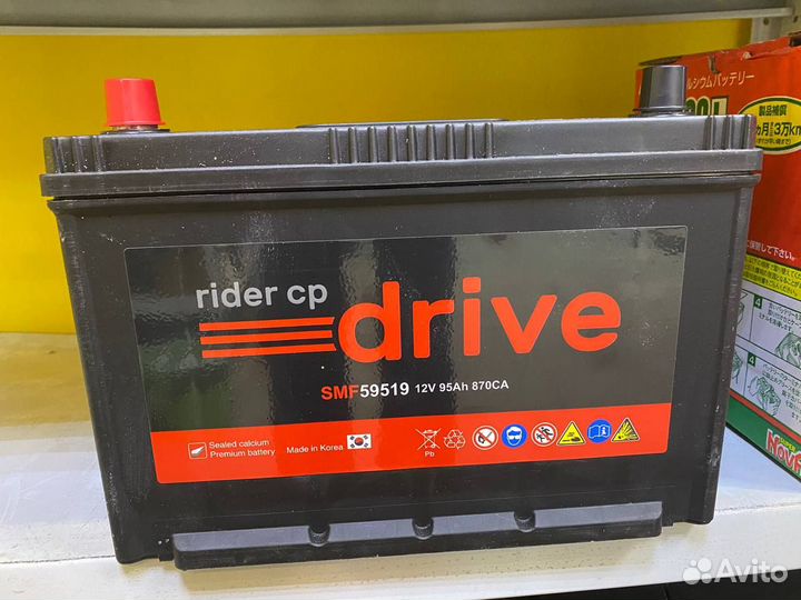 Аккумулятор Rider 95 А/ч прямой полярности