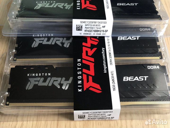 Новая оперативная память DDR4 8Gb 3200 MHz