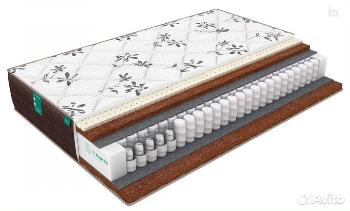 Матрас Sleeptek Duplex SoftStrong Cocos 1800х1900х