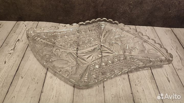 Салатница Хрусталь Винтаж