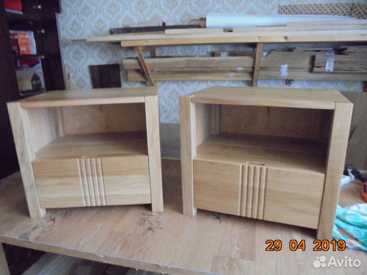 Тумбочки прикроватные дуб