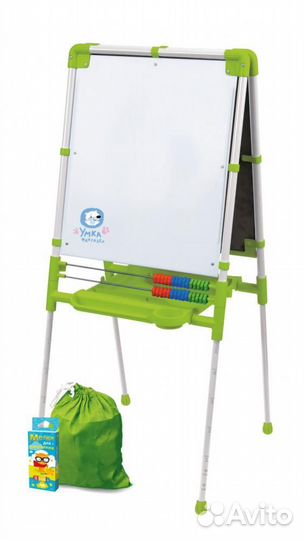Мольберт детский двухсторонний развивающий ника са