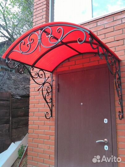 Козырёк кованный