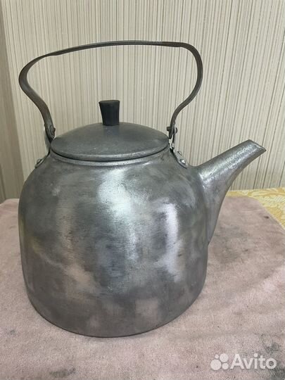 Литой алюминиевый чайник СССР
