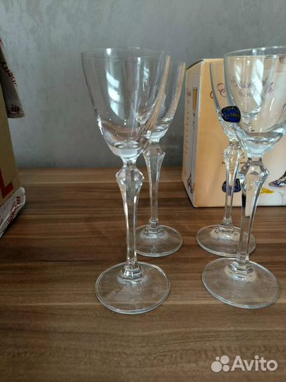 Бокалы рюмки Bohemia 