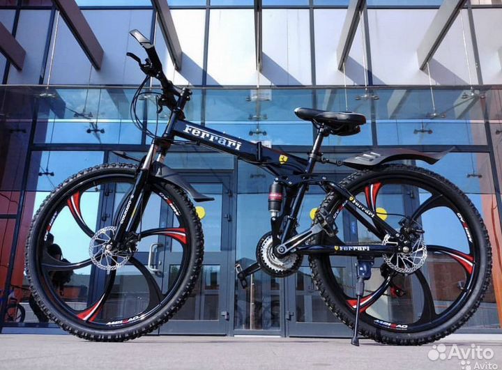 Велосипед на литых дисках