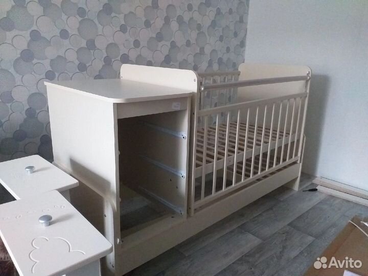 Кроватка детская 2 в 1