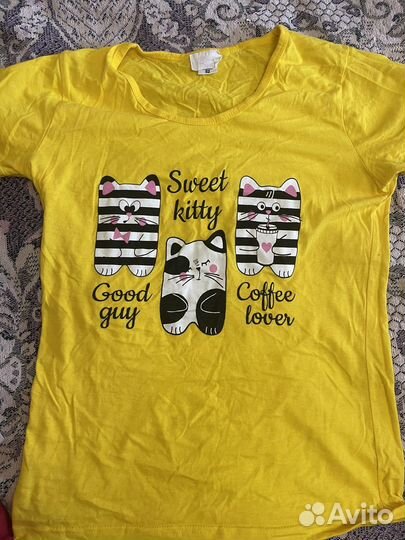 Футболка женская новая х/б пакетом