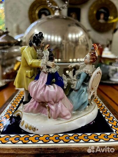 Антиквариат: Фарфоровая статуэтка (Germany)