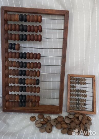 Деревянные счёты СССР 2шт
