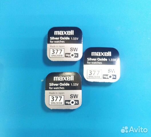 Батарейка Maxell 377