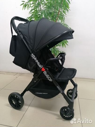 Новая коляска Costa Gretta (чёрный)