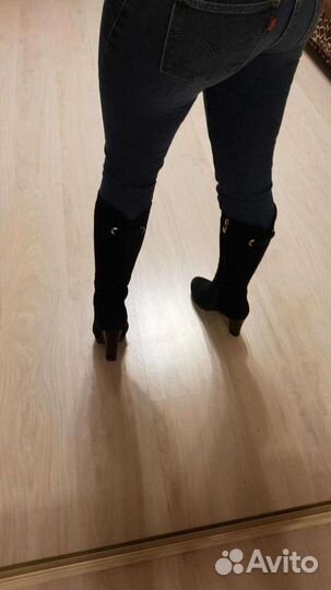 Зимние сапоги Renzoni натуральная замша