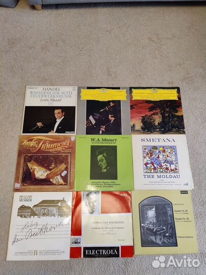 Виниловые пластинки классика Германия