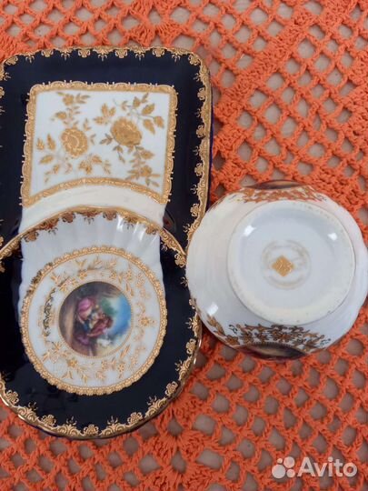 Кофейная пара Мадонна, кобальт