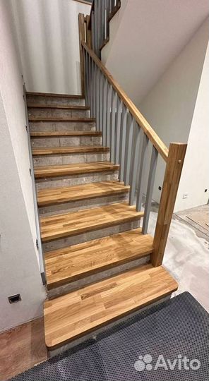 Лестница C забежными ступенями