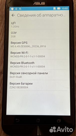 ASUS ZenFone 2 Laser ZE550KL, 2/16 ГБ