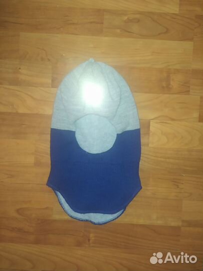 Шапка-шлем на мальчика 54 размер
