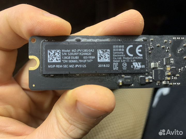 Apple SSD оригинал 128Gb