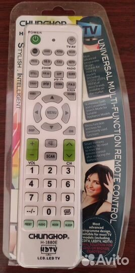 Пульт ду универсальный обучаемый Chunghop H-1880E