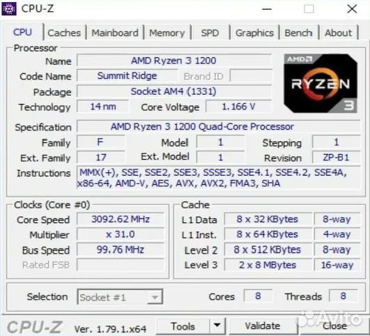 Ryzen 3 1200