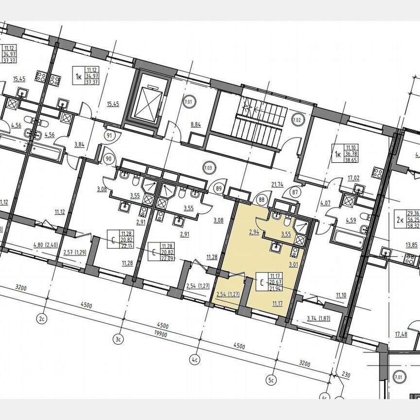 Квартира-студия, 21,9 м², 7/12 эт.