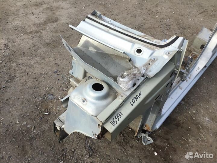 Порог со стойкой левый Renault Logan 2005-2014