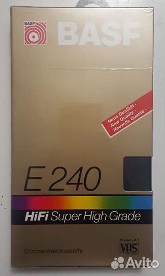 Видеокассеты VHS новые