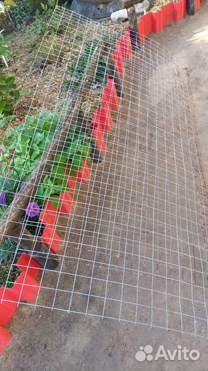 Сетка сварная оцинкованная куски б.у