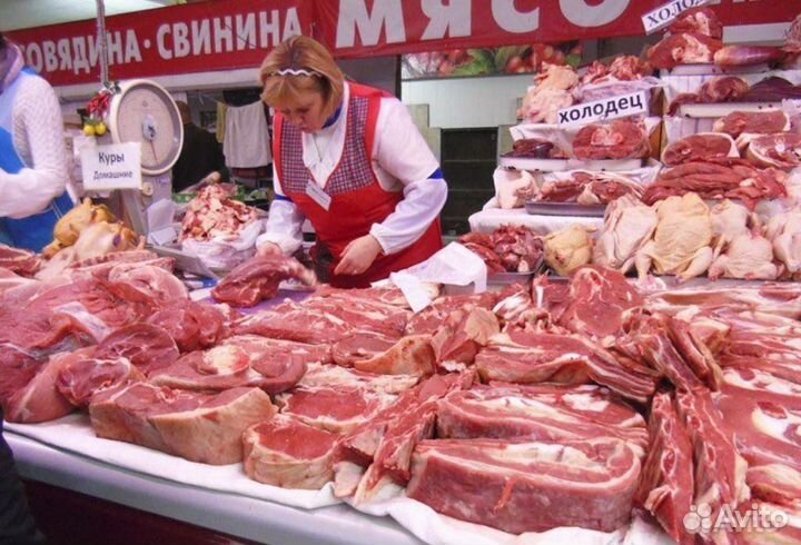 Продавец в продуктовый магазин