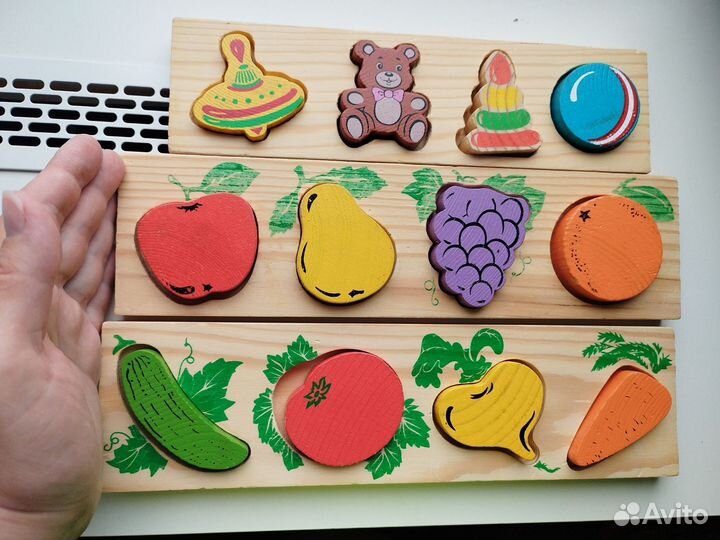 Развивающие игрушки вкладыши томик