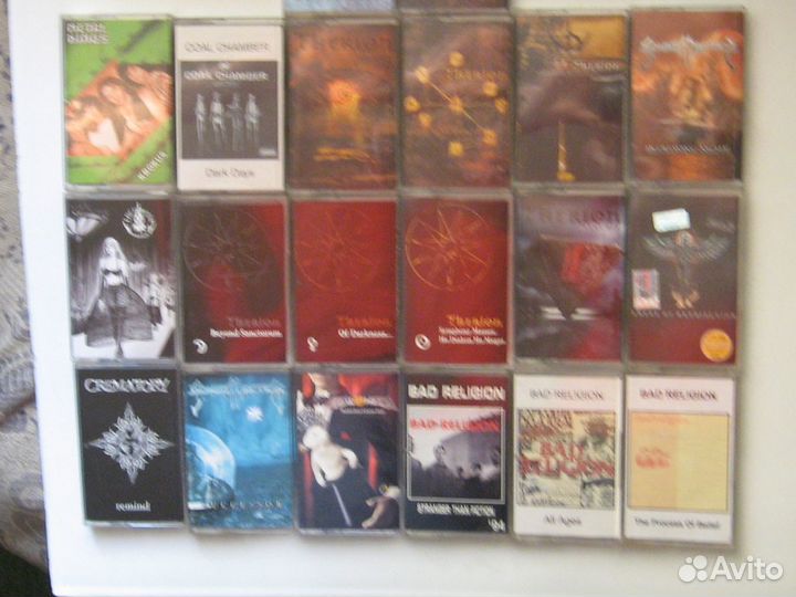 Аудио-кассета - terion, crematory, и др