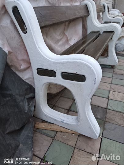 Скамейка садовая бу