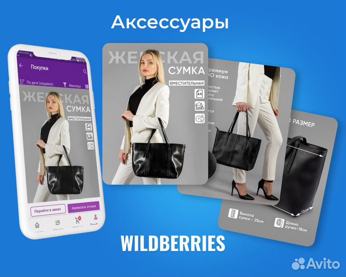 Инфографика для маркетплейсов Wildberries Ozon