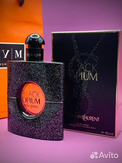 Black opium yves saint духи женские