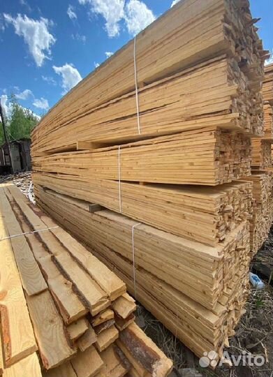 Доска обрезная естественной влажности