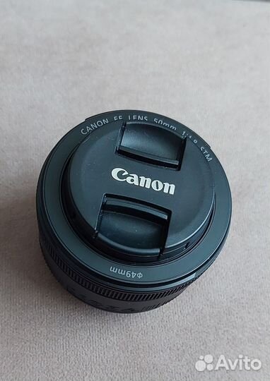 Объектив canon 50mm 1 8 stm