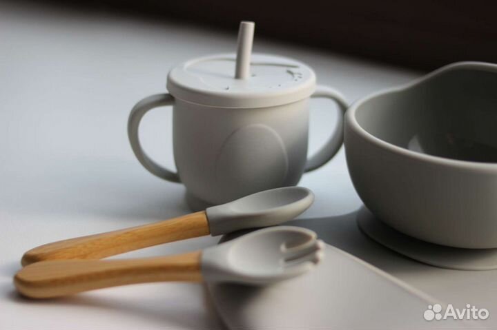 Наборы силиконовой посуды для детей